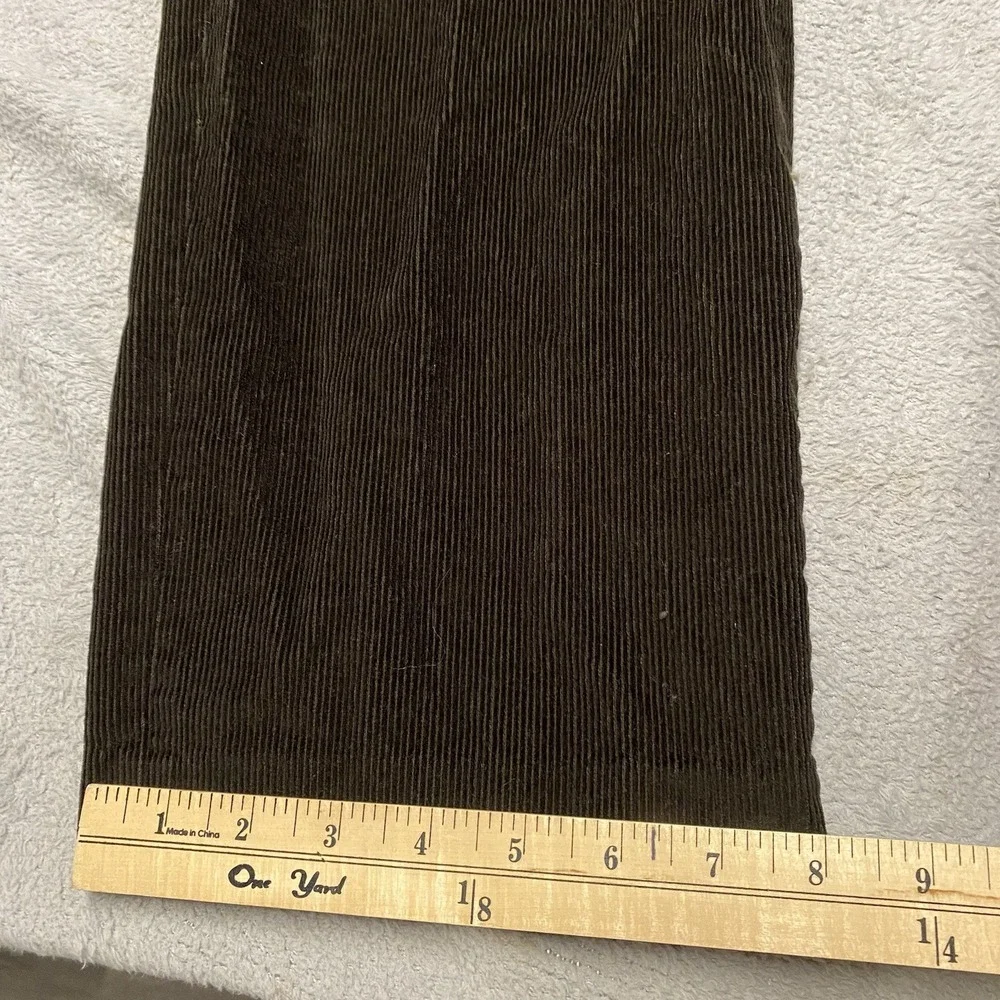 Lauren Ralph Lauren Corduroy Pants Mens 38x31 Chocolate Brown Flat Front Preppy
